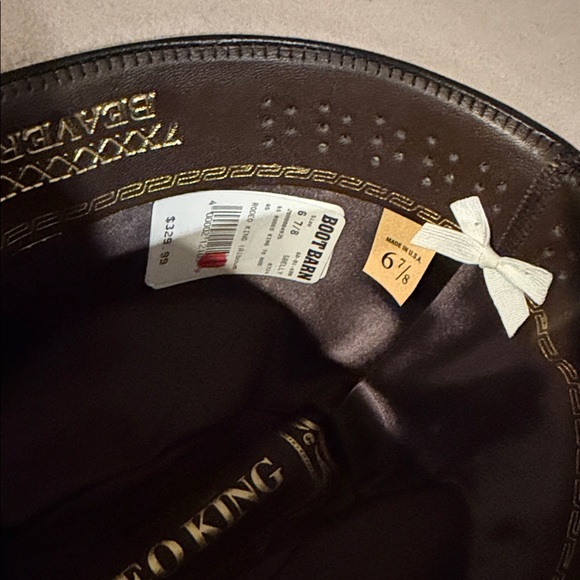 Rodeo King 7X Beaver Cowboy Hat - Picture 7 of 8